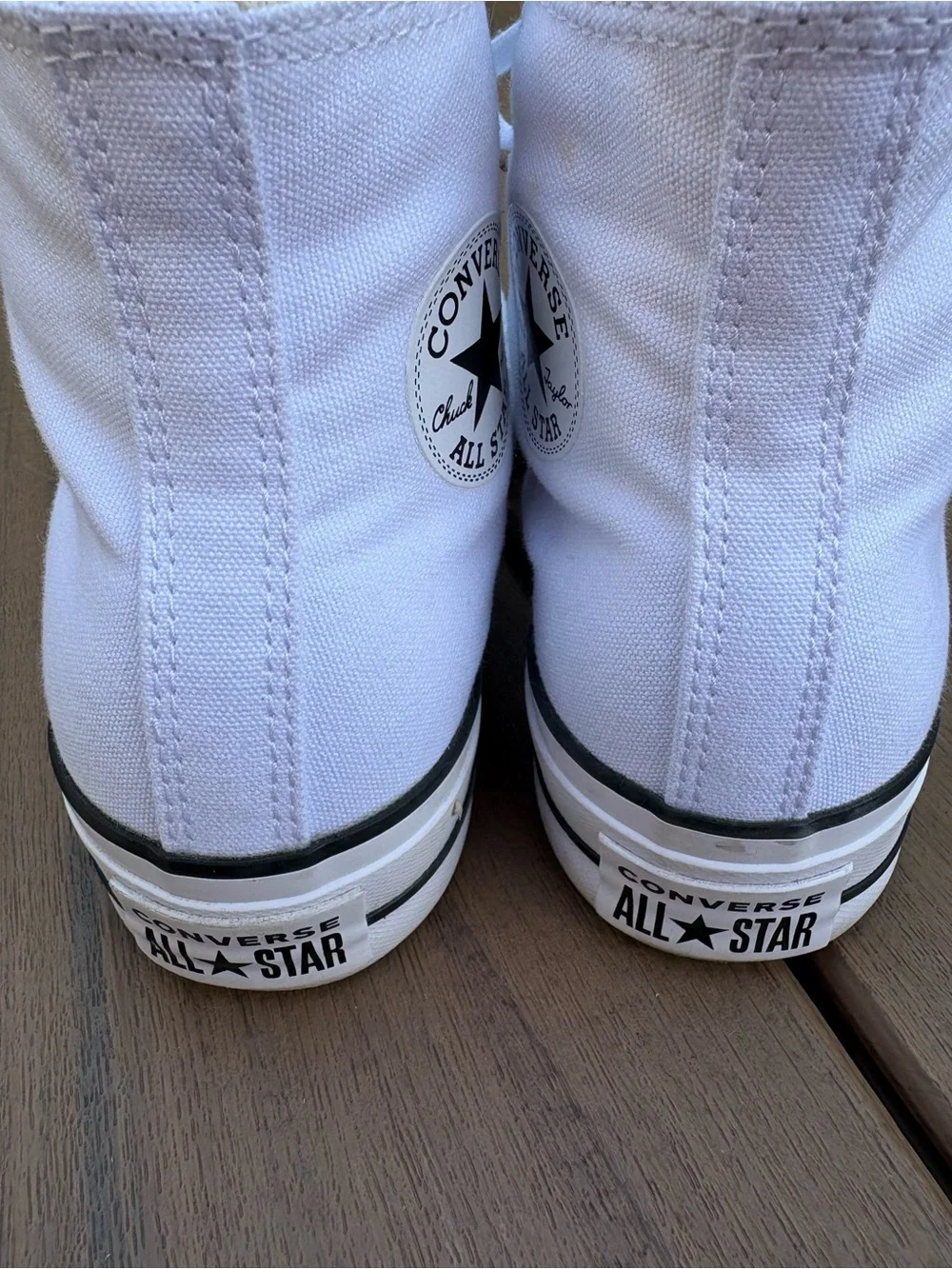 Converse Chuck Taylor All Star Lift Platform High Top White Sneakers Women’s 6